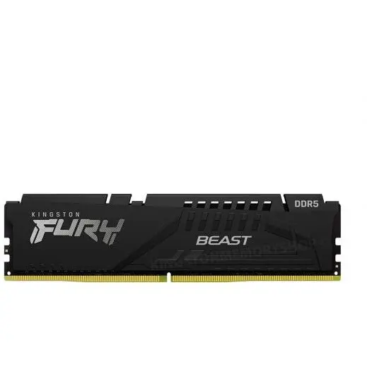 Kingston Memorie RAM KINGSTON FURY Beast, Tip DDR5, Capacitate 8GB, 5200 MHz, CL40, Negru, KF552C40BB-8