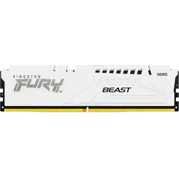 Kingston Memorie RAM Kingston FURY Beast White, Capacitate 32GB DDR5, Frecventa 6000MHz, CL30, Alb