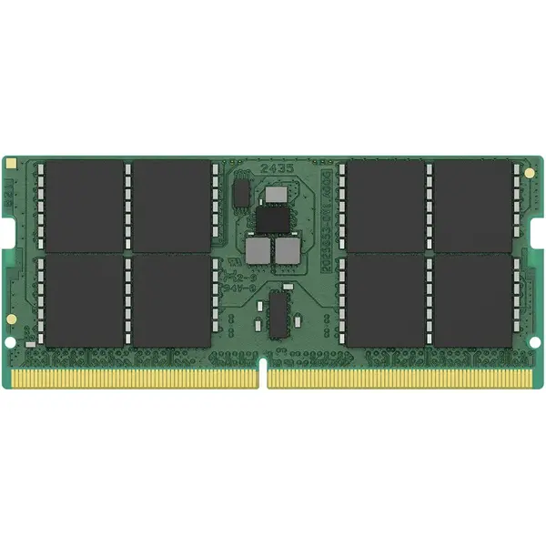 Kingston Memorie RAM Kingston ValueRAM, Capacitate 32GB DDR5 (1x32 GB), Frecventa 6400 MHz, CL - 52, CSODIMM, Verde