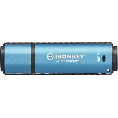 Kingston Memorie USB Kingston IronKey VP50 16 GB USB 3.0 secure, Blue