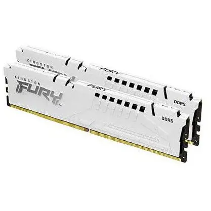 Kingston Memorii Kingston FURY Beast 64GB(2x32GB) DDR5, 5600MT/s, CL36, Alb