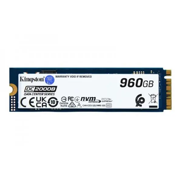 Kingston Unitate SSD Kingston DC2000B, Capacitate 960GB, PCIe 4.0, Factor de forma M.2 2280