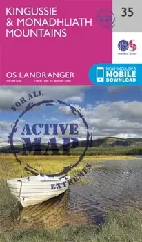 Kingussie & Monadhliath Mountains. February 2016 ed, Sheet Map/Ordnance Survey