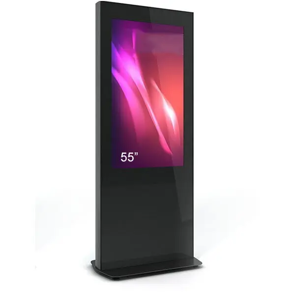Kiosk Totem Display Public Kiosk Z01V55N-BBB, 55inch, Black