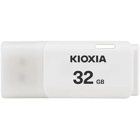 KIOXIA Memorie USB Kioxia Hayabusa U202, 32 GB, USB 2.0, Alb