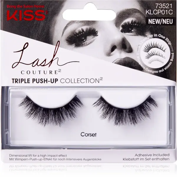 KISS Lash Couture Triple Push-Up gene false Corset 1 pereche