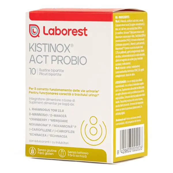 Kistinox ActProbio, 10 plicuri, Laborest Italia