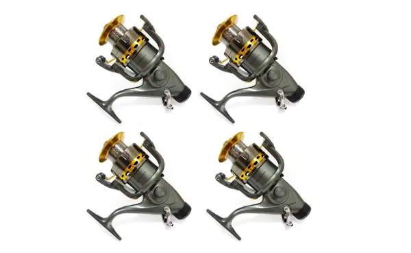 Kit 4 Mulinete Diamant Alb KT6000A, Baitrunner, 9+1 Rulmenti