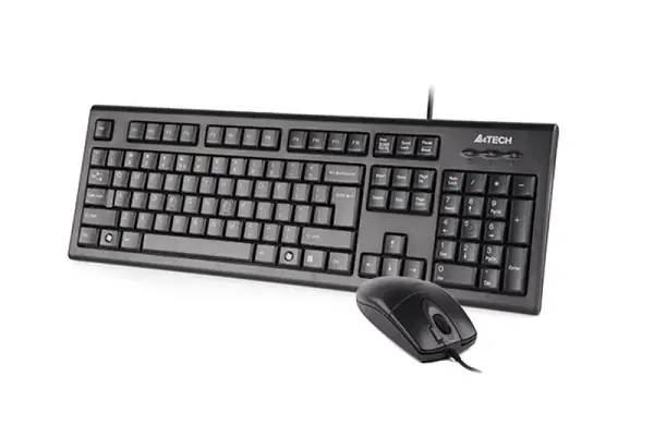 Kit A4Tech KR-8520D cu fir, negru Kit A4Tech KR-8520D cu fir, negru
