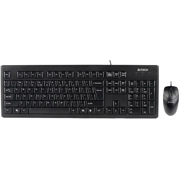 Kit A4Tech KRS-8372 cu fir, negru Kit A4Tech KRS-8372 cu fir, negru