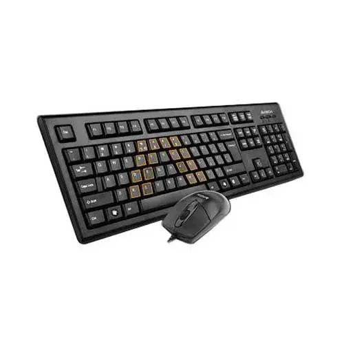 Kit A4Tech KRS-8572 cu fir, negru Kit A4Tech KRS-8572 cu fir, negru