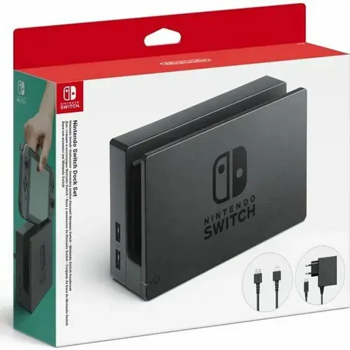 Kit accesorii Nintendo Switch Dock Set (Negru)