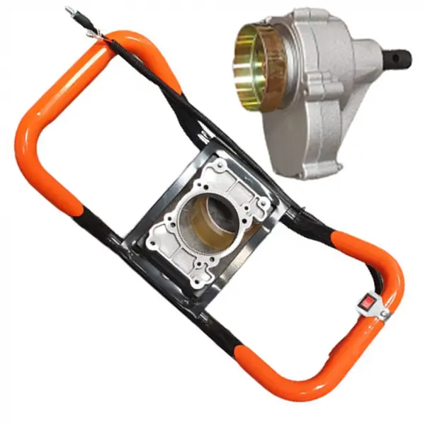 Kit accesoriu pentru adaptare motor 2T in motoburghiu, compatibil cu majoritatea motoarelor de motocoase