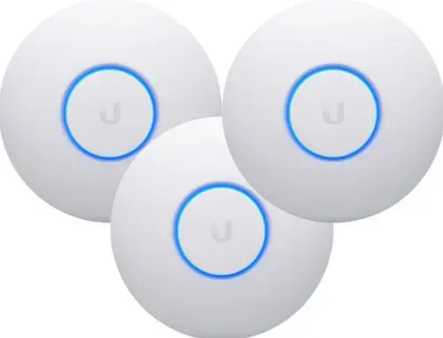 Kit Access Point Ubiquiti UAP-NANOHD-3, Gigabit, Dual Band, 2033 Mbps, 3 Bucati (Alb)