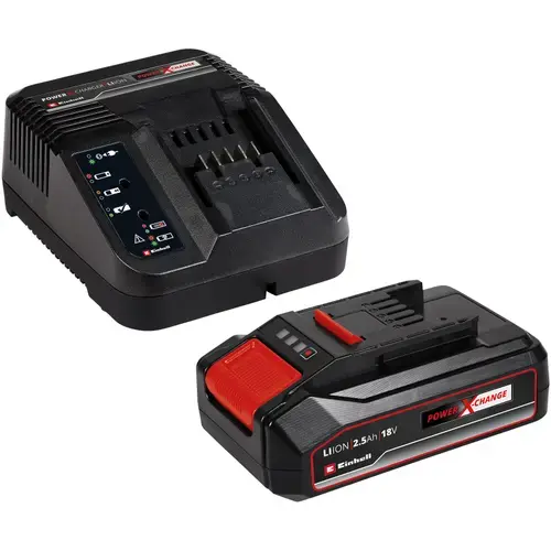 Kit acumulator si incarcator Einhell PXC 4512097, 18 V, 2.5Ah, max 720 W