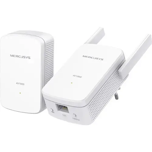 Kit Adaptor Powerline Mercusys MP510 KIT, AV1000 Gigabit, 2 antene Wi-Fi