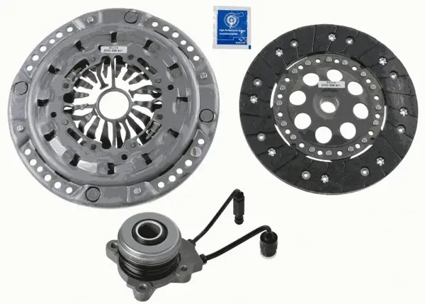 Kit ambreiaj cu autoreglare, cu rulment hidraulic (200mm) potrivit MERCEDES A (W168), A (W169), B SPORTS TOURER (W245), VANEO (414) 1.7D-2.0D 07.98-06.12