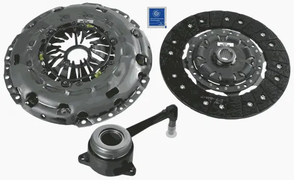 Kit ambreiaj cu autoreglare, cu rulment hidraulic (240mm) potrivit AUDI A1, A3, TT; SEAT ALTEA, ALTEA XL, LEON, TOLEDO III; SKODA OCTAVIA II; VW EOS, GOLF V, GOLF VI 2.0 09.04-11.17