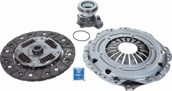 Kit ambreiaj cu rulment hidraulic (205mm) potrivit OPEL ASTRA G, ASTRA G KOMBI, COMBO TOUR, COMBO MINIVAN, CORSA C, MERIVA A, VECTRA B, VECTRA C, VECTRA C GTS 1.6 1.6ALK 1.6CNG 10.95-