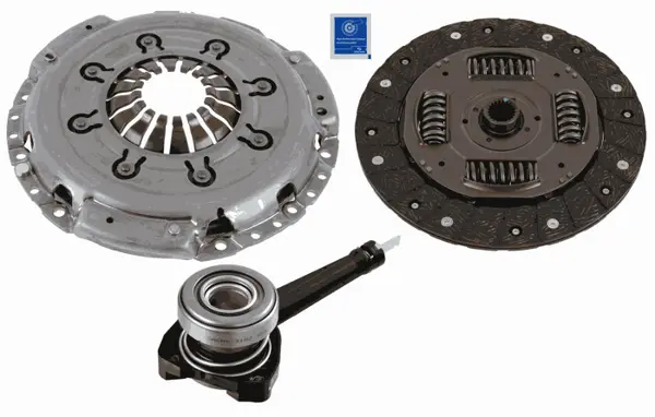 Kit ambreiaj cu rulment hidraulic (240mm) potrivit NISSAN INTERSTAR, PRIMASTAR; OPEL MOVANO A, VIVARO A; RENAULT MASTER II, TRAFIC II 1.9D 02.01-