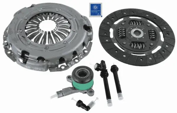 Kit ambreiaj cu rulment hidraulic (242mm) potrivit NISSAN PRIMASTAR; OPEL VIVARO A; RENAULT TRAFIC II 2.5D 03.01-