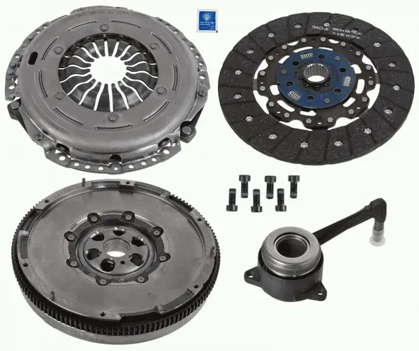 Kit ambreiaj cu volanta si rulment hidraulic (240mm) potrivit FORD GALAXY I; VW CALIFORNIA T5 CAMPER, MULTIVAN T5, SHARAN, TRANSPORTER T5 1.9D 2.0D 11.02-08.15
