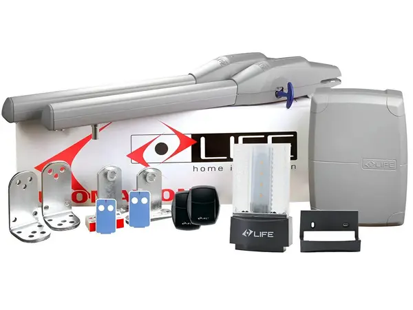 Kit automatizare poarta batanta 2x3 metri Life, OPTIMO2 24 XL