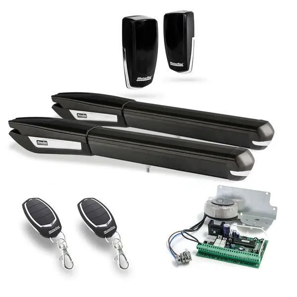 Kit automatizare poarta batanta Motorline PERSA400 24V, 3 m/canat, 300 Kg, 24 Vdc, 2300 N