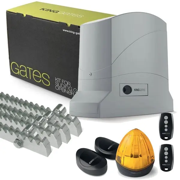 Kit automatizare poarta culisanta 400 Kg, uz intens + 4 metri cremaliera de metal King Gates DYKIT24/400+4CM
