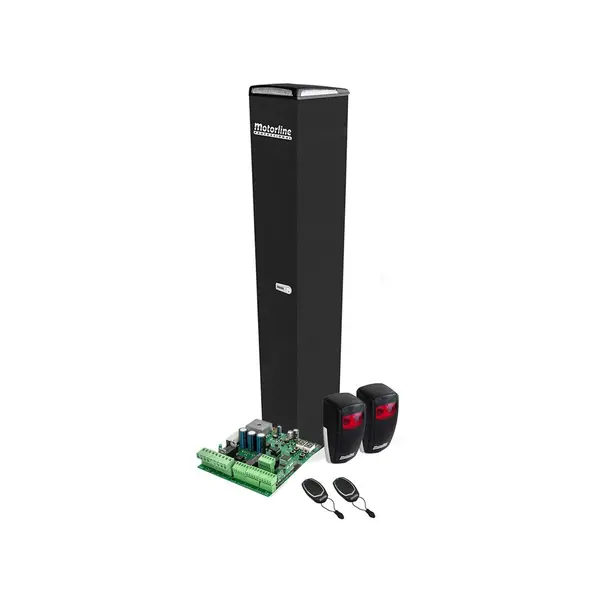 Kit automatizare poarta culisanta Motorline KIT FORT 2500MM, 2000 mm, 400 Kg, 24 Vdc, brushless