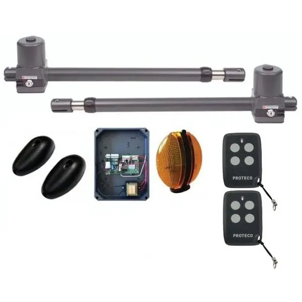 Kit automatizare porti batante Proteco KIT LEADER 4, maxim 350Kg / foaie si lungime 2.75m