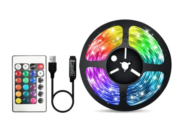 Kit Banda Led RGB Pentru Tv cu conectare USB lungime 2M telecomanda inclusa