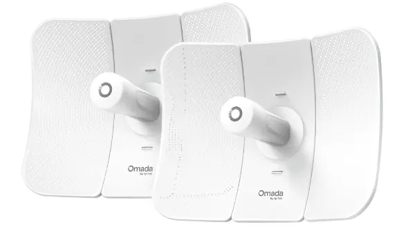 Kit bridge wireless PTP exterior Omada Beam Bridge 5 UR KIT, 5 GHz, 867 Mbps, 15 km, antene 23 dBi, PoE Gigabit, IP65