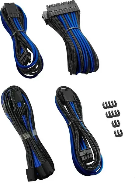 Kit cabluri sursa CableMod PRO ModMesh 12VHPWR Extension Kit (Negru/Albastru)