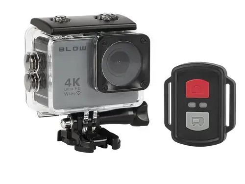 Kit Camera video de actiune Blow Pro4U, 4K, Wi-Fi (Negru)