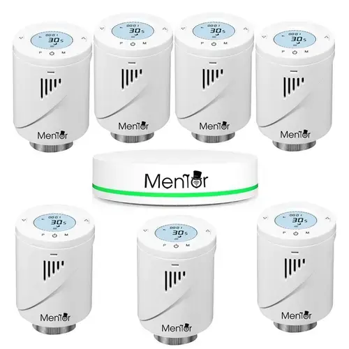 Kit Cap Termostatic pt calorifer si HUB Smart Mentor 7.1 ZigBee
