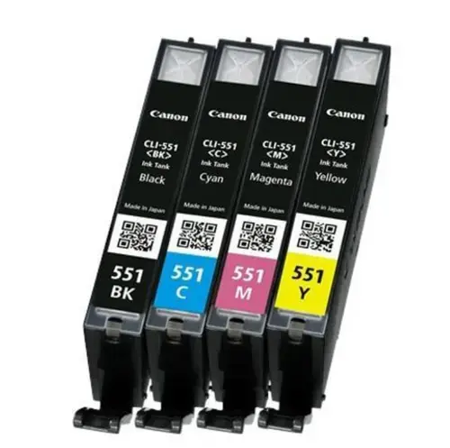 Kit Cartus Cerneala Canon CLI551n B + C + M + Y