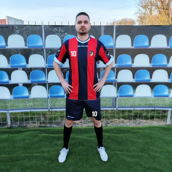 Kit Catalano MC GIVOVA - EF49 BLEUMARIN CU ROȘU, XL