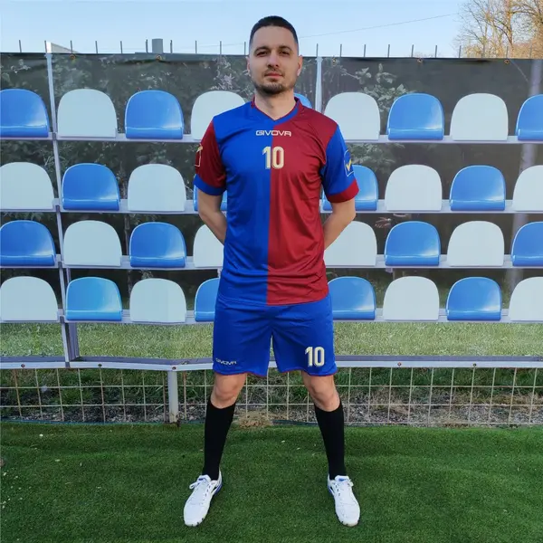 Kit Combo MC GIVOVA EF47 ALBASTRU CU BORDO, L