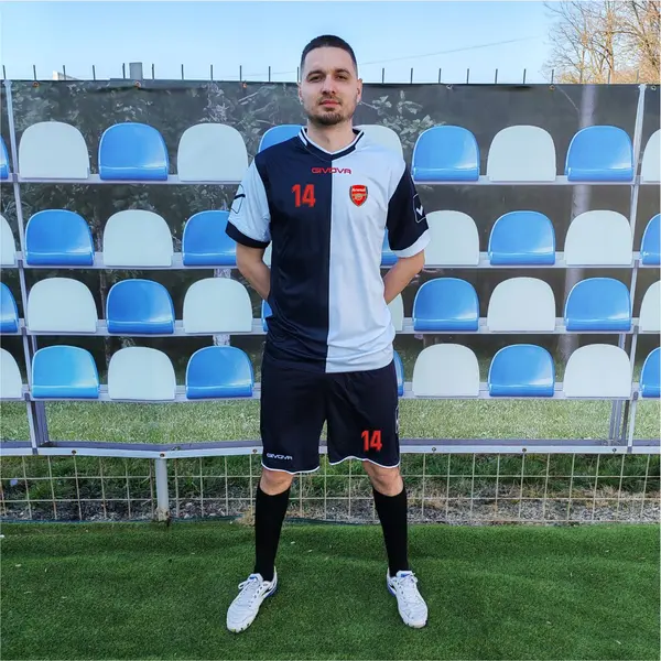 Kit Combo MC GIVOVA EF47 BLEUMARIN CU ALB, XL