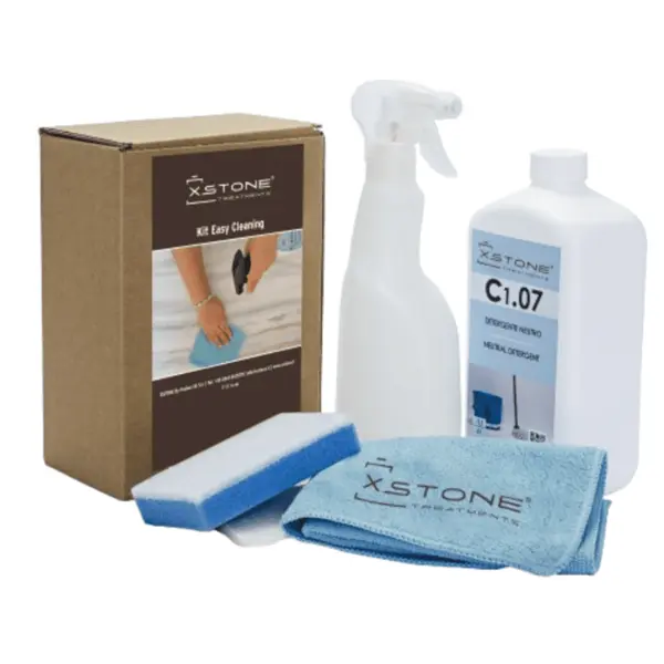 KIT COMPLET PROFESIONAL de curatare MULTI-SUPRAFETE pentru piatra naturala, ceramica, beton, gresie portelanata, lemn, otel, marmura, compozit, blatur