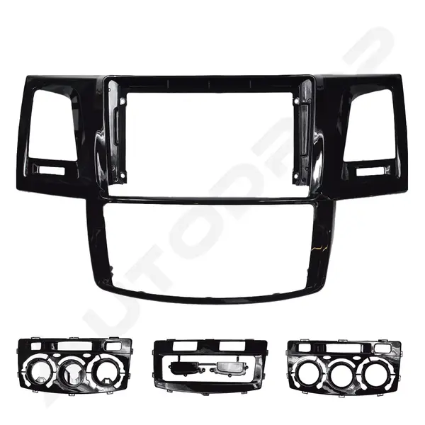 KIT Complet Rama Adaptoare + Cablaj Autodrop Toyota Hilux (2005-2014) pentru Navigatie Multimedia Android 9 inch
