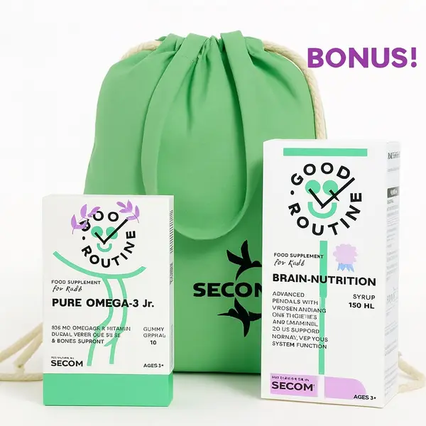 Kit Concentrare si Energie pentru Scoala (3+ ani) Good Routine