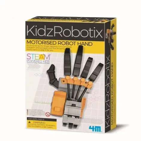Kit constructie robot - Motorised Robot Hand, Kidz Robotix
