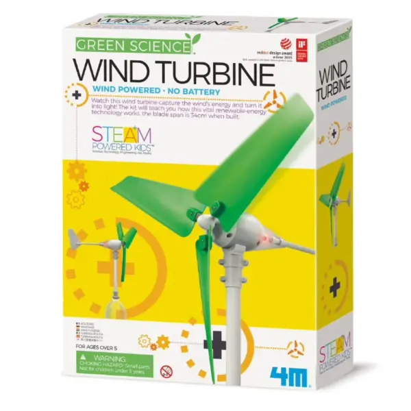 Kit constructie Turbina eoliana, Stiinta Verde - Green Science