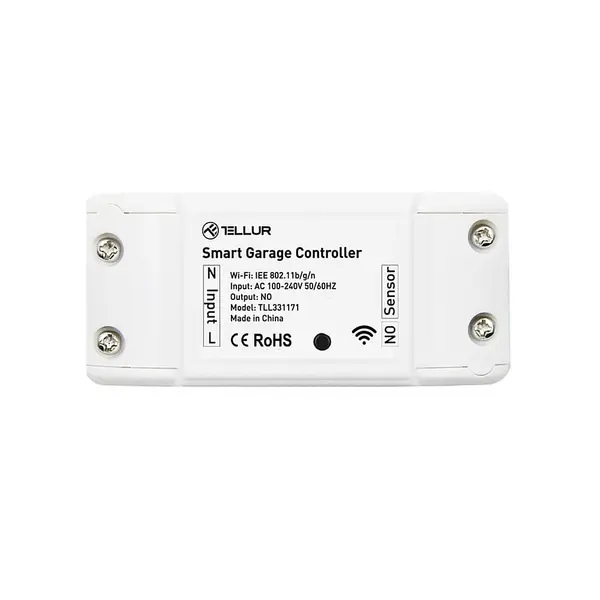 Kit control usa garaj Tellur TLL331171, Wi-Fi, Alb