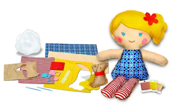 Kit creativ - Coase propria papusa cu catelus | 4M
