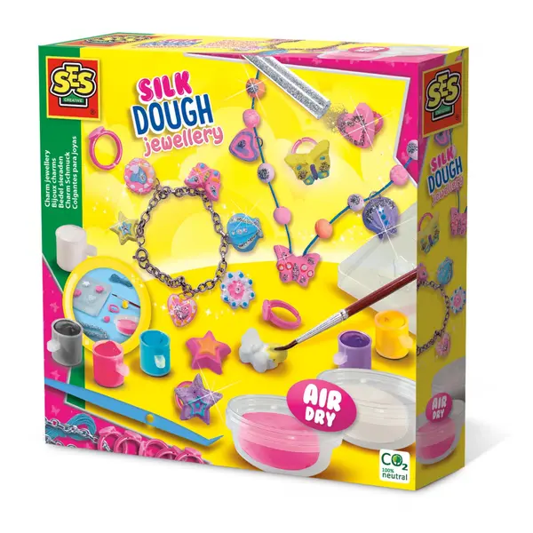 Kit creativ copii cu accesorii incluse - Creez bijuterii din plastilina
