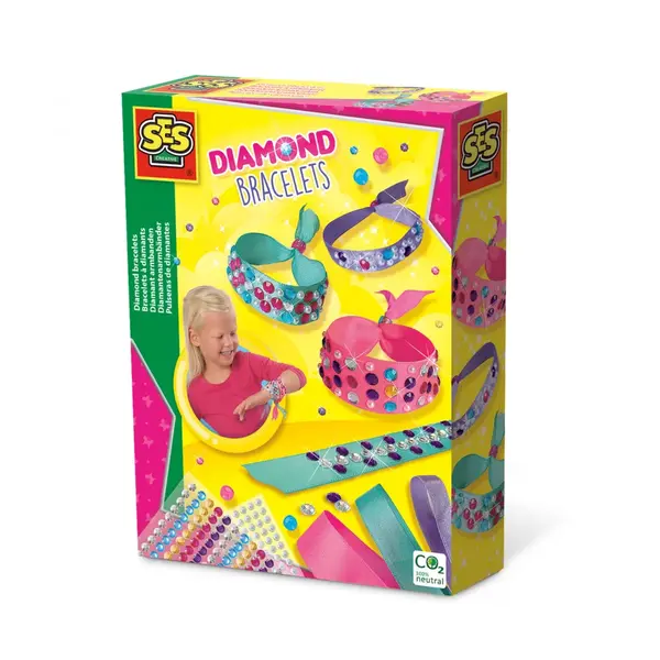 Kit creativ cu accesorii incluse- Panglica decorata cu diamante