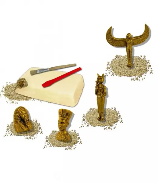Kit creativ paleontologic de excavare - Descopera Figurinele Egiptene
